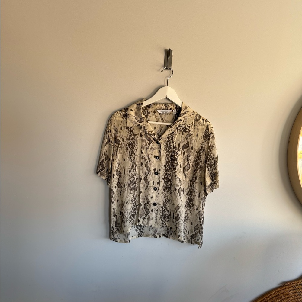 & other stories small Stockholm Atelier Snake Print Shirt